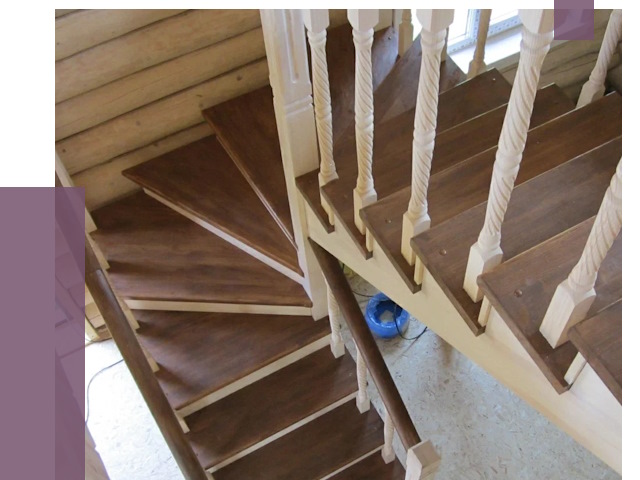 Реставрация деревянных лестниц в Изобильном от 4363 руб.