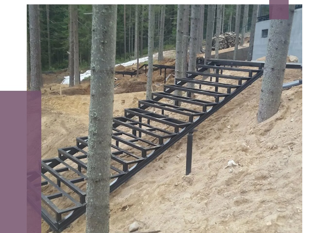 Монтаж металлических лестниц в Изобильном от 13764 руб. 