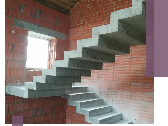 Бетонные лестницы под ключ в Изобильном: монтаж, демонтаж, ремонт