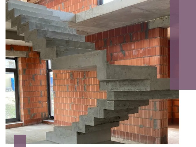 Изготовление бетонных лестниц под ключ в Изобильном