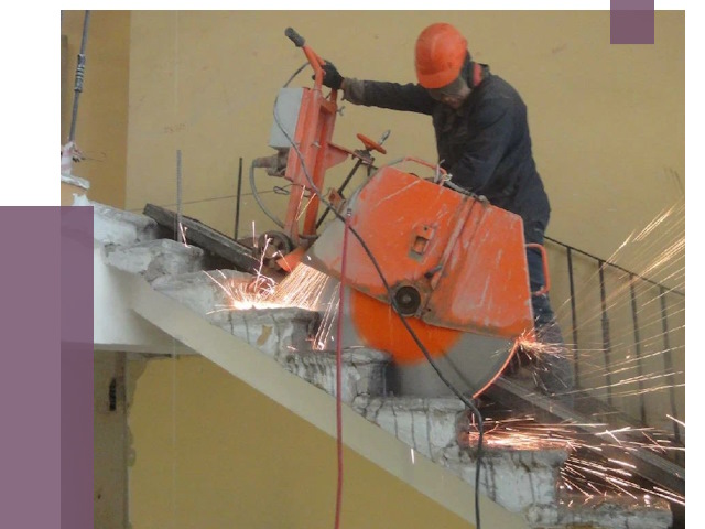 Демонтаж бетонных лестниц в Изобильном от 4675 руб. за м2 | ПРОЛЁТ-Збл