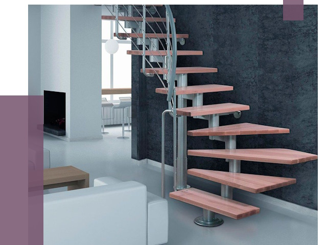 Модульные лестницы в Изобильном от 17140 руб. — купить в ПРОЛЁТ-Збл