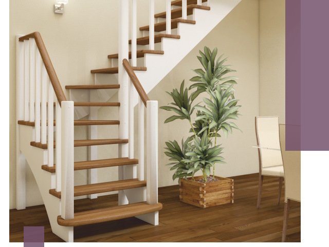 Г-образные лестницы под ключ в Изобильном — изготовление и монтаж