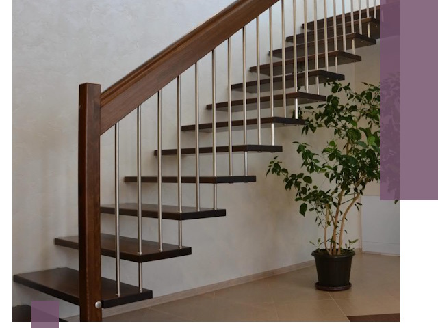 Лестницы на больцах под ключ в Изобильном – изготовление и монтаж