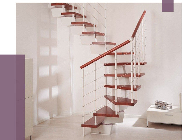 Изготовление лестниц на больцах в Изобильном от 9869 руб. | ПРОЛЁТ-Збл