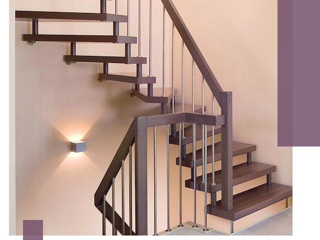 Изготовление лестниц на больцах в Изобильном под ключ