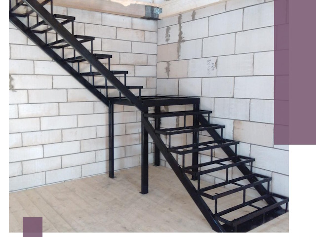 Лестницы на металлокаркасе под ключ в Изобильном — изготовление и монтаж