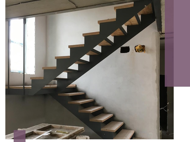 Изготовление лестниц на металлокаркасе в Изобильном от производителя