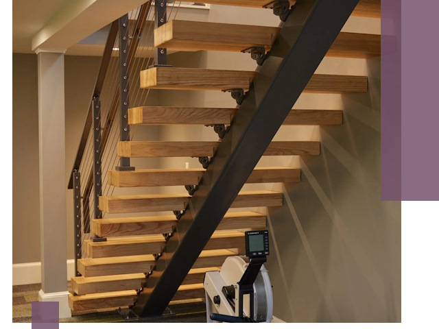 Лестницы на монокосоурах под ключ в Изобильном - изготовление и монтаж