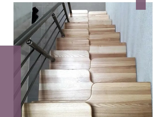 Лестницы гусиный шаг в Изобильном от 13245 руб. под ключ | ПРОЛЁТ-Збл