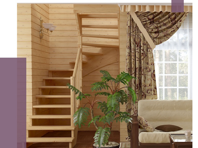 Лестницы для дачи в Изобильном от 77131 руб.  | ПРОЛЁТ-Збл