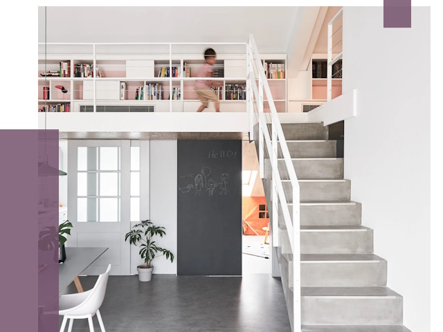 Лестницы для двухуровневой квартиры в Изобильном от 179193 руб. | ПРОЛЁТ-Збл