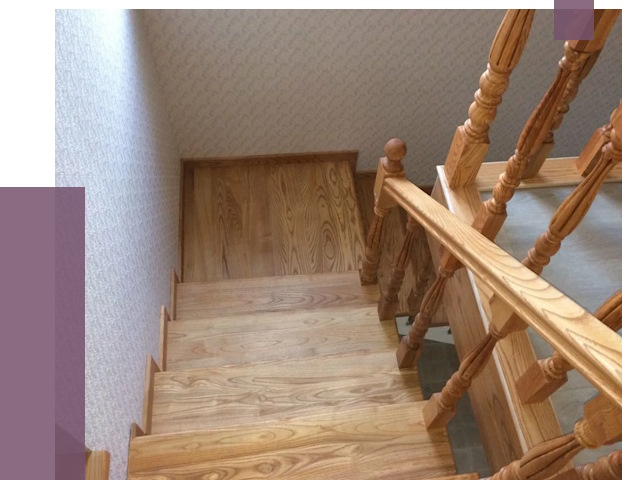 Сосновые лестницы в Изобильном под ключ от 8207 руб.  | ПРОЛЁТ-Збл