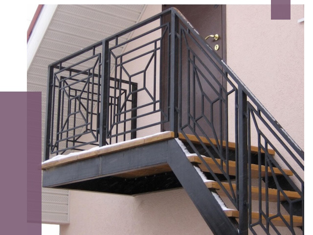 Металлические перила в Изобильном от 4363 руб.  | ПРОЛЁТ-Збл