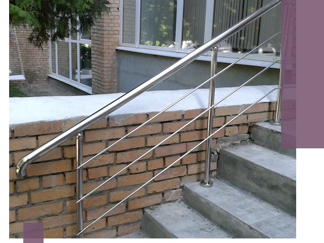 Перила из нержавеющей стали высокого качества в Изобильном