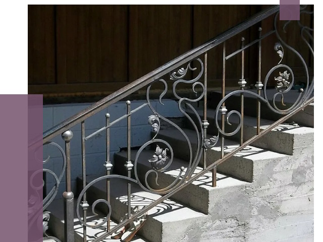 Кованые перила в Изобильном от 8830 руб. под ключ — качество от ПРОЛЁТ-Збл