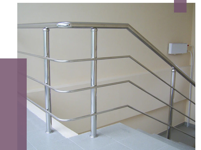 Алюминиевые перила в Изобильном от 6441 руб. под ключ | ПРОЛЁТ-Збл