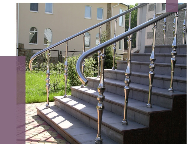 Перила для крыльца в Изобильном от 10907 руб. — монтаж ПРОЛЁТ-Збл