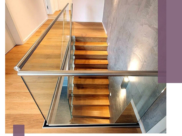 Перила для лестницы в доме — изготовление и монтаж в Изобильном