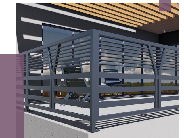 Изготовление балконных ограждений в Изобильном от 10907 руб. | ПРОЛЁТ-Збл