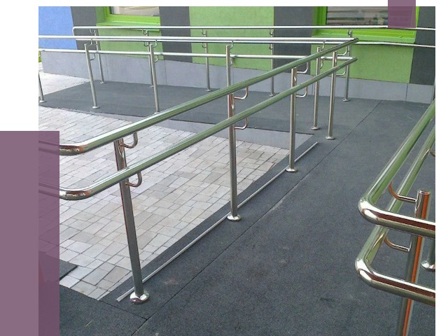 Ограждения пандусов в Изобильном от 4415 руб. монтаж | ПРОЛЁТ-Збл