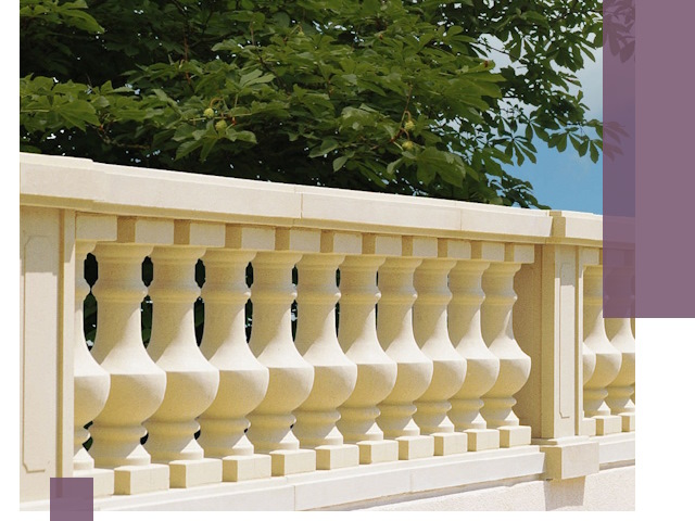 Установка балюстрады в Изобильном: изготовление и монтаж под ключ