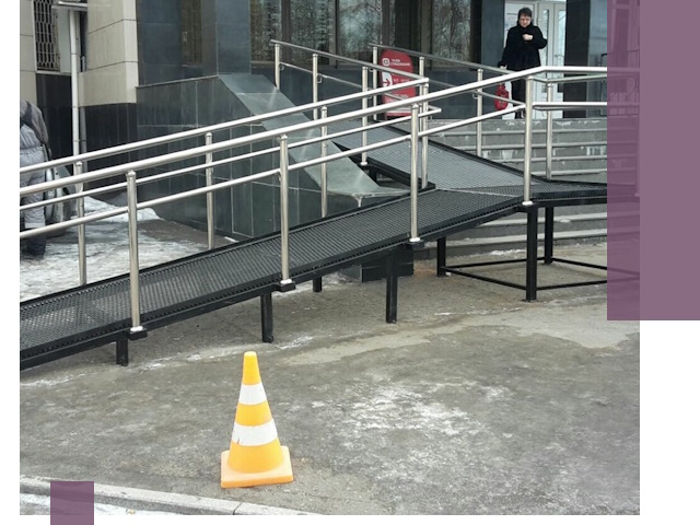 Стационарные пандусы под ключ в Изобильном — изготовление и монтаж