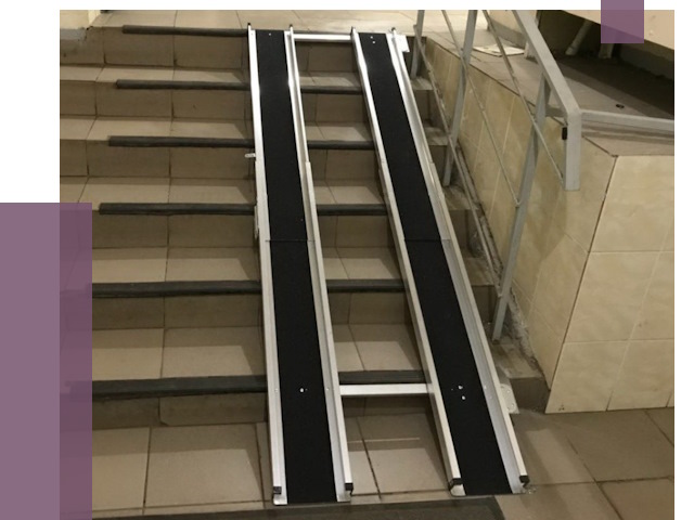 Установка пандуса в подъезд в Изобильном от 8103 руб. под ключ | ПРОЛЁТ-Збл