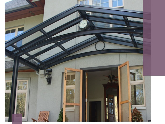 Изготовление и монтаж навесов и козырьков в Изобильном