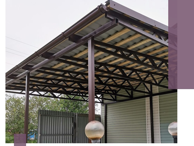 Навесы под ключ в Изобильном: изготовление, монтаж и гарантия