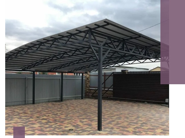 Недорогие навесы под ключ в Изобильном — изготовление и монтаж