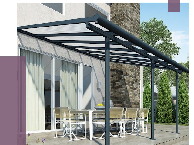 Навесы пристенные в Изобильном от 9245 руб. — монтаж и установка | ПРОЛЁТ-Збл