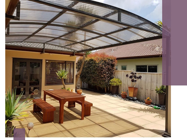 Навесы во двор под ключ в Изобильном — изготовление и монтаж