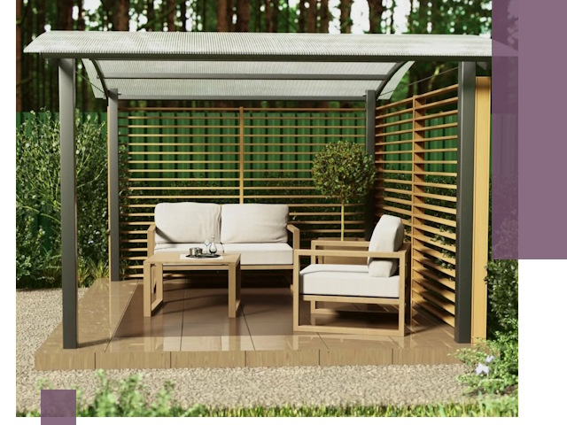 Навесы для дачи в Изобильном: изготовление, монтаж и демонтаж