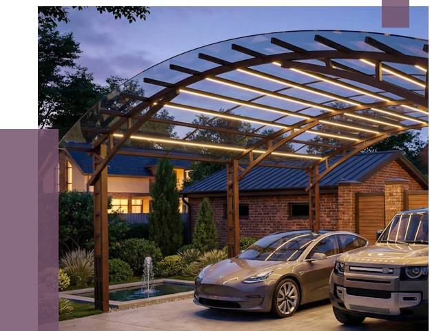 Металлические навесы в Изобильном от 12881 руб. под ключ — ПРОЛЁТ-Збл