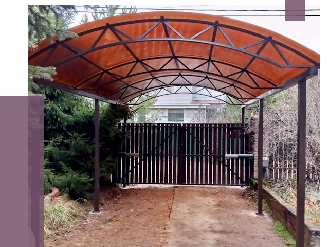 Арочные навесы в Изобильном от 12933 руб. — изготовление и монтаж | ПРОЛЁТ-Збл