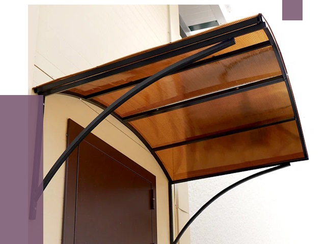 Недорогие козырьки в Изобильном от 7708 руб.  | ПРОЛЁТ-Збл