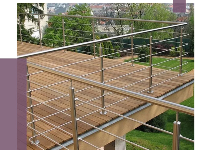 Алюминиевые парапеты в Изобильном под ключ от 7895 руб. 