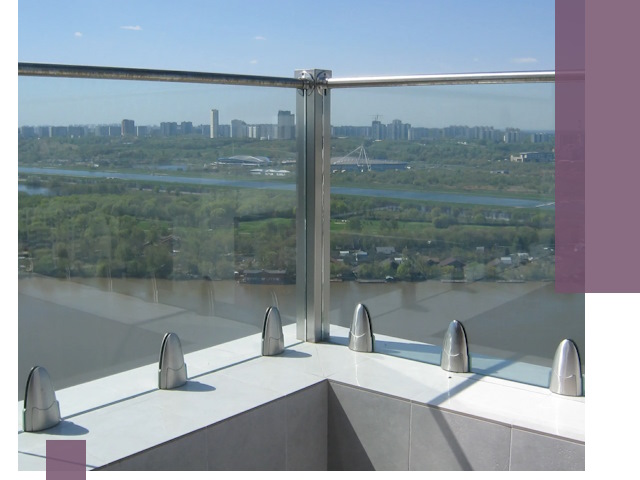 Стеклянные парапеты премиум класса в Изобильном для домов и бизнесов