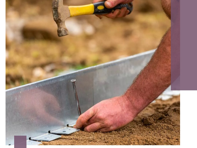 Монтаж металлических бордюров в Изобильном быстро и качественно