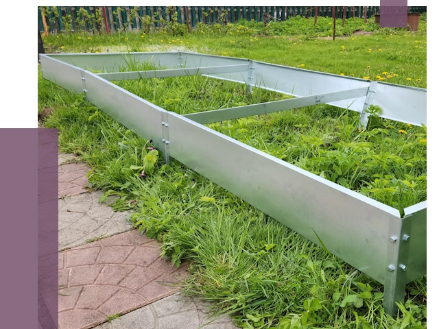 Металлические бордюры для грядок в Изобильном от 1818 руб. 