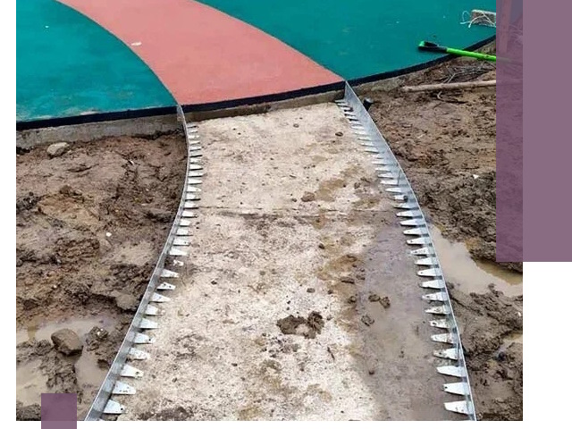 Металлические бордюры для дорожек в Изобильном — монтаж и изготовление