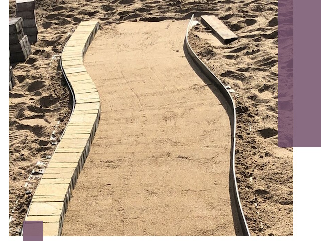 Металлические бордюры для тротуаров в Изобильном — прочные и долговечные