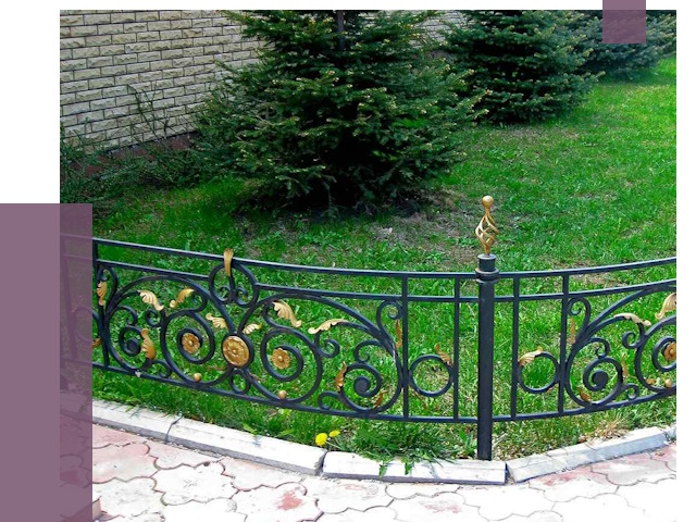Кованые газонные ограждения в Изобильном от 7739 руб. — ПРОЛЁТ-Збл
