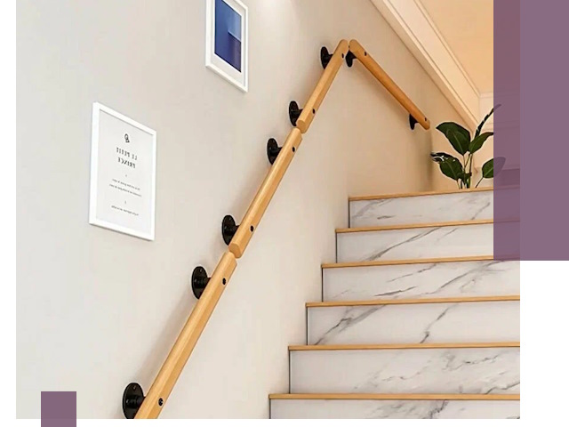 Поручни металлические и деревянные под ключ в Изобильном