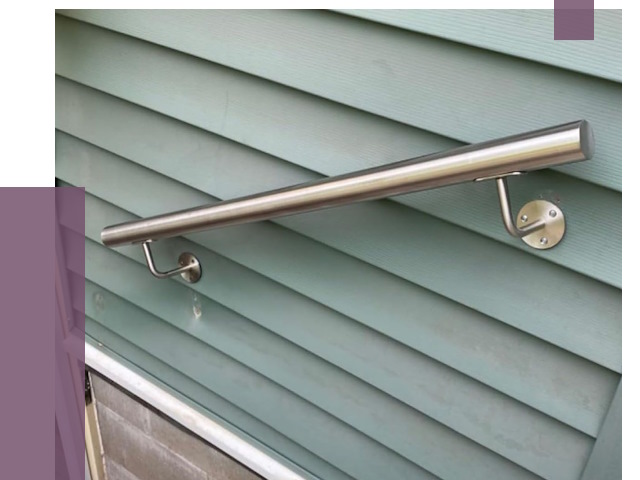 Поручни из нержавеющей стали в Изобильном от 7791 руб.  | ПРОЛЁТ-Збл